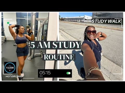 5am Phd Student Morning Routine | How I Read 5 Research Papers Before 9am Class (summer School Vlog)