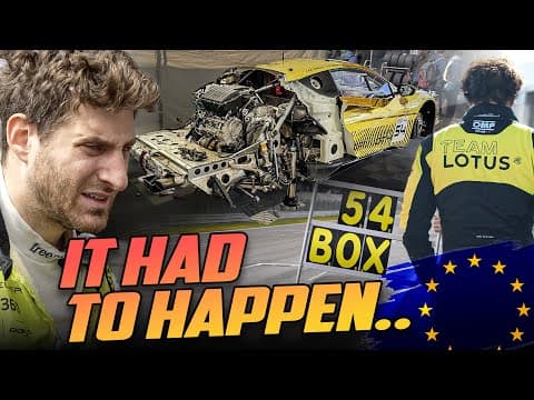 I Crashed The Emira Gt4 (it Had To Happen Sooner Or Later...)... Gt4 Euro Series, Nurburgring Race 1