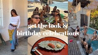 Vlog | Get The Look Is Back, Omakase & Surprise Birthday In Mexico!