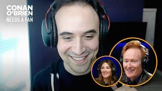 Conan Offers To Sponsor D'Arcy Carden's Pinball Career | Conan O'Brien Needs A Fan