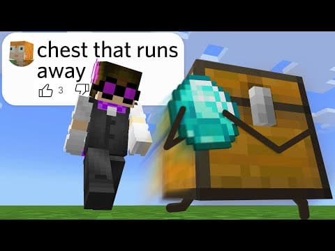 So I Coded Your Awful Ideas Into Minecraft...