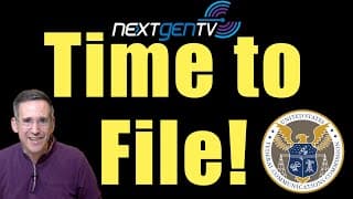 How To File On The Fcc's Atsc 3.0 Tv Encryption Docket !