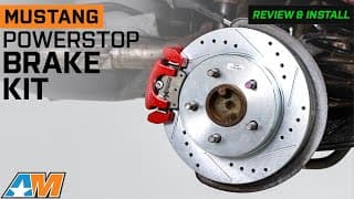 1999-2002 Mustang Powerstop Z26 Street Warrior Brake Rotor Review & Install