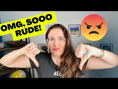 Rudest Tourist Behavior I've Seen In France!!!