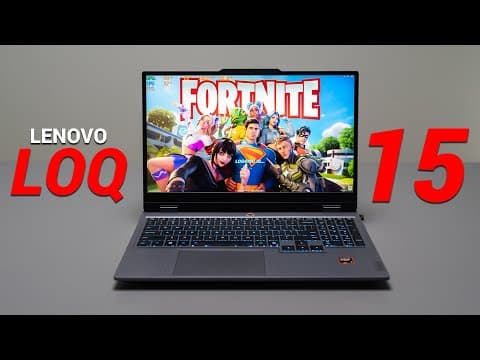 Best Entry Level Gaming Laptop In 2025? Lenovo LOQ 15 w/ AMD Ryzen 7!