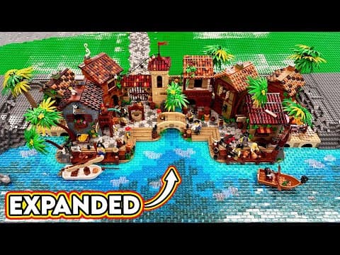 Expanding & Detailing The Lego Tortuga Scene!