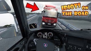 Idiots On The Road #123 | Funny Moments | Got Them Banned | Fails&wins - Ets2 Multiplayer