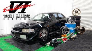 Building An *uber Rare* Mitsubishi Evo 6 In One Episode
