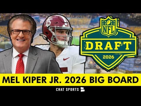 Updated Mel Kiper 2026 Nfl Draft Big Board - Top 25 Nfl Draft Prospect Rankings Ft. Ty Simpson