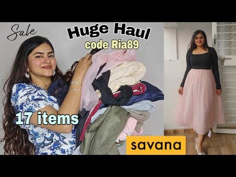 Huge Savana Haul Sale | Dresses, Trousers, Jackets And Much More | Code Ria89