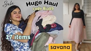 Huge Savana Haul Sale | Dresses, Trousers, Jackets And Much More | Code Ria89