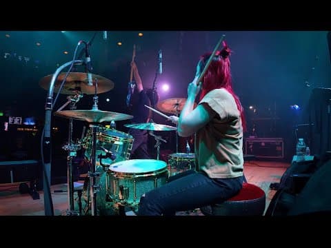 Promise Me You’ll Run Live - Hooked Like Helen - Drum Cam