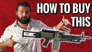 How You Can Buy A Machine Gun (legally)