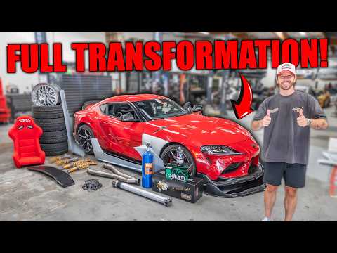 Surprising My Friend With His Dream Build - A90 Supra Full Transformation