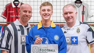 Paul Scholes & Nicky Butt Go Shopping For Classic Football Shirts!