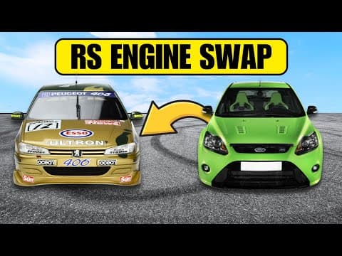 Btcc Peugeot 406 Is Ready For The Ford 2.5 Turbo Engine Swap