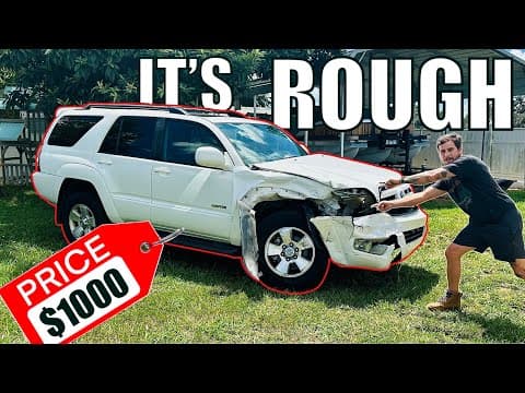 I Bought A Wrecked $1000 Suv On Marketplace To Fix