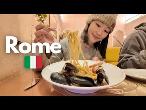 Rome Travel Vlog 🎄🇮🇹 Winter In Italy, What I Ate, Best Things To Do