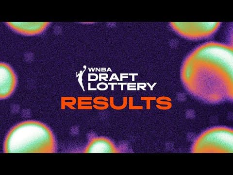 The Wnba Draft Lottery 2026 |  👀 See Who Got The No.1 Pick