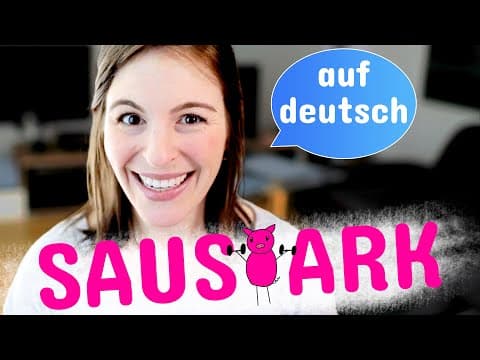 Amerikanerin Spricht Über Deutsch Auf Deutsch In Deutschland