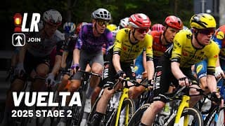 Crash Panic For Jonas Vingegaard | Vuelta A España 2025 Stage 2 | Lanterne Rouge X Join Cycling