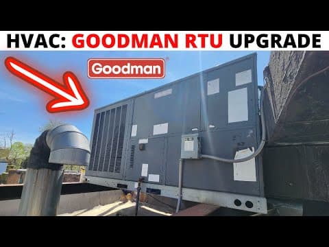 Hvac: Goodman Rtu Wire Pull & Parts Upgrade (thermostat Wire Pull, Honeywell T6 Pro Wifi Thermostat)