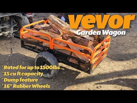 Vevor Garden Wagon Review: Very Impressive For The Price