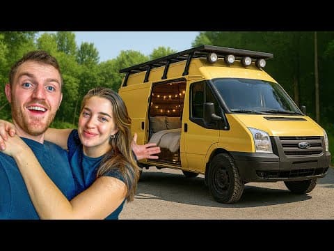 Romantic Night Van Camping With My Girlfriend (her First Time)