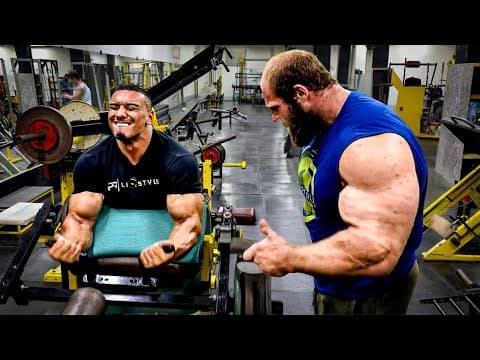 Andrey Smaev the 330lb Russian Hulk INSANE arm workout!