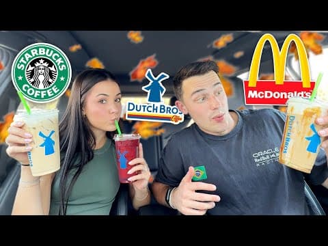 Trying New Fall Items From Fast Food Restaurants!