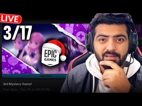 Pre-reveal Of 3rd Mystery Game On Epic Games Store!😍 | Steam Winter Sale 2025 Discussion🔥