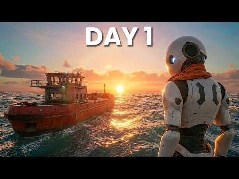 Day 1 In This New Open World Subnautica-like Game