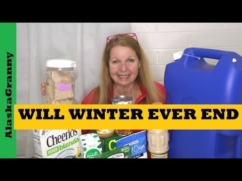 Will Winter Ever End...prepping Supplies To Buy Now...must Have Items