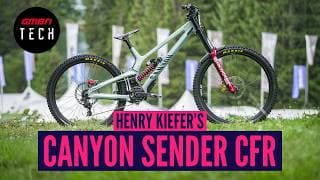 Henri Kiefer's Canyon Sender Cfr Pro Bike Check