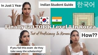 [level 5] Passed Topik Exam In Korea 🇰🇷 | My Korean Language Journey! #korean #topik #gkstudy