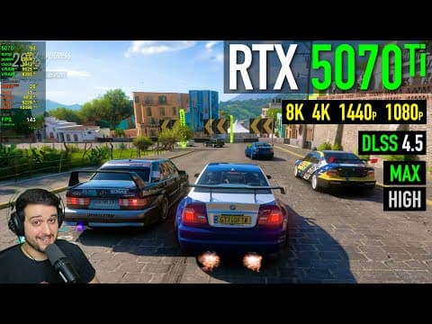Rtx 5070 Ti - Forza Horizon 5 - Optimization So Good, Even 8k Is Playable!