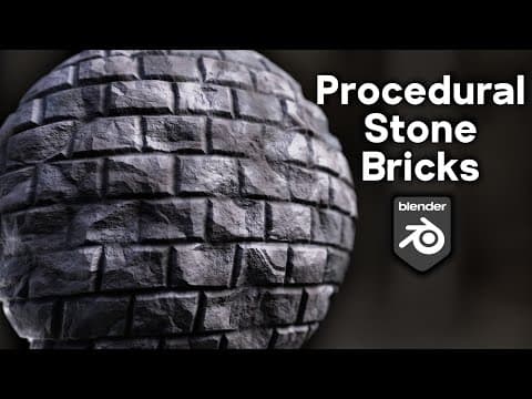 Procedural Stone Bricks Material (blender Tutorial)