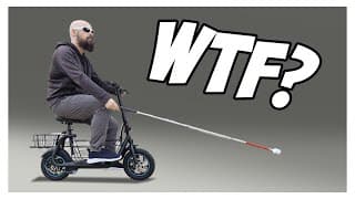 Blind Guy Reviews An Electric Scooter Why This Was A Bad Idea! Reviewing The Gyroor C1s Scooter