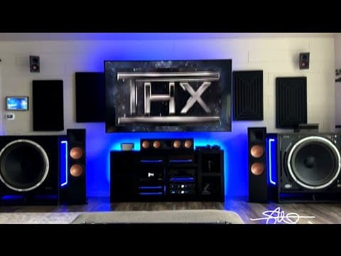Classic Thx Intro With Insane Bass 🔊 Crazy 16 Speaker Sound System With 2 33" Subs😳