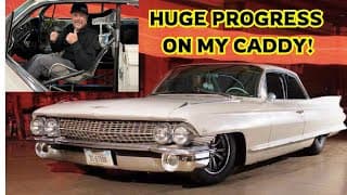 My Body-dropped 1961 Caddy Coupe Deville Got Custom Seats And More Rollcage Bars!
