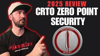 Infosec Pat Zero Point Security Certified Red Team Operator (crto) Review 2025