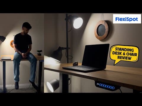 This Standing Desk + Ergonomic Chair Setup Is Next-level 🔥 | Flexispot Honest Review 🇨🇦