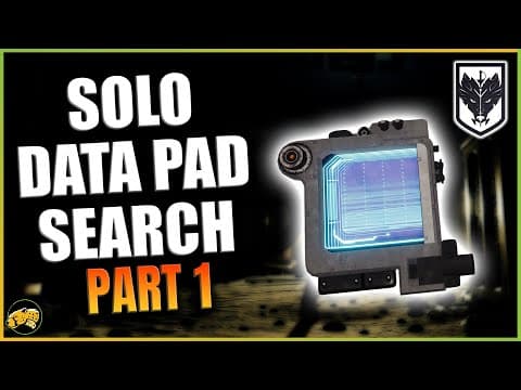 Destiny 2 - Edge Of Fate - Solo Data Pad Search Part 1 (seasonal Challenges)