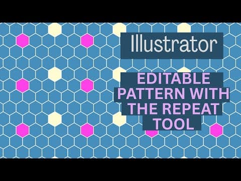 Illustrator: Editable Repeat Pattern With The Repeat Tool