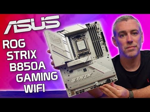 Asus Rog Strix B850a Gaming Wifi Motherboard Review  [gaming, Thermals, Power & Vrms Tested!]