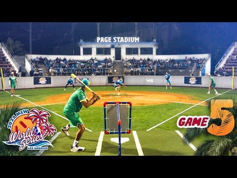 2025 Los Angeles World Series Game 5 | Mallards Vs. Gators | Mlw Wiffle Ball