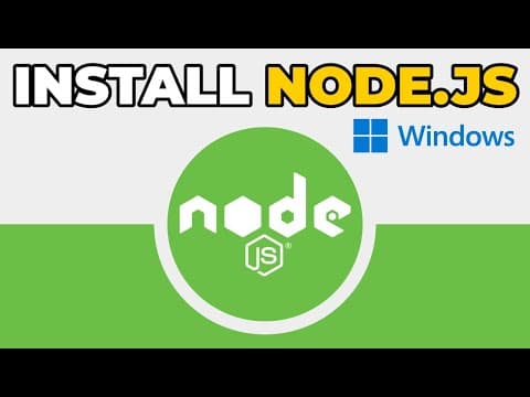 How To Install Node Js On Windows In Under 5 Minutes!