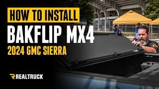 How To Install Realtruck Bakflip Mx4 (gen3) Hard Folding Tonneau Cover On A 2024 Gmc Sierra