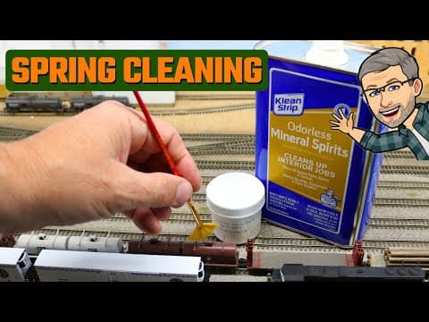 Step By Step How To Clean A Model Railroad Layout