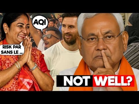 Nitish Kumar Mentally Ill? - Rekha Gupta Roasted On Aqi | Messi | Sunil Chhetri
